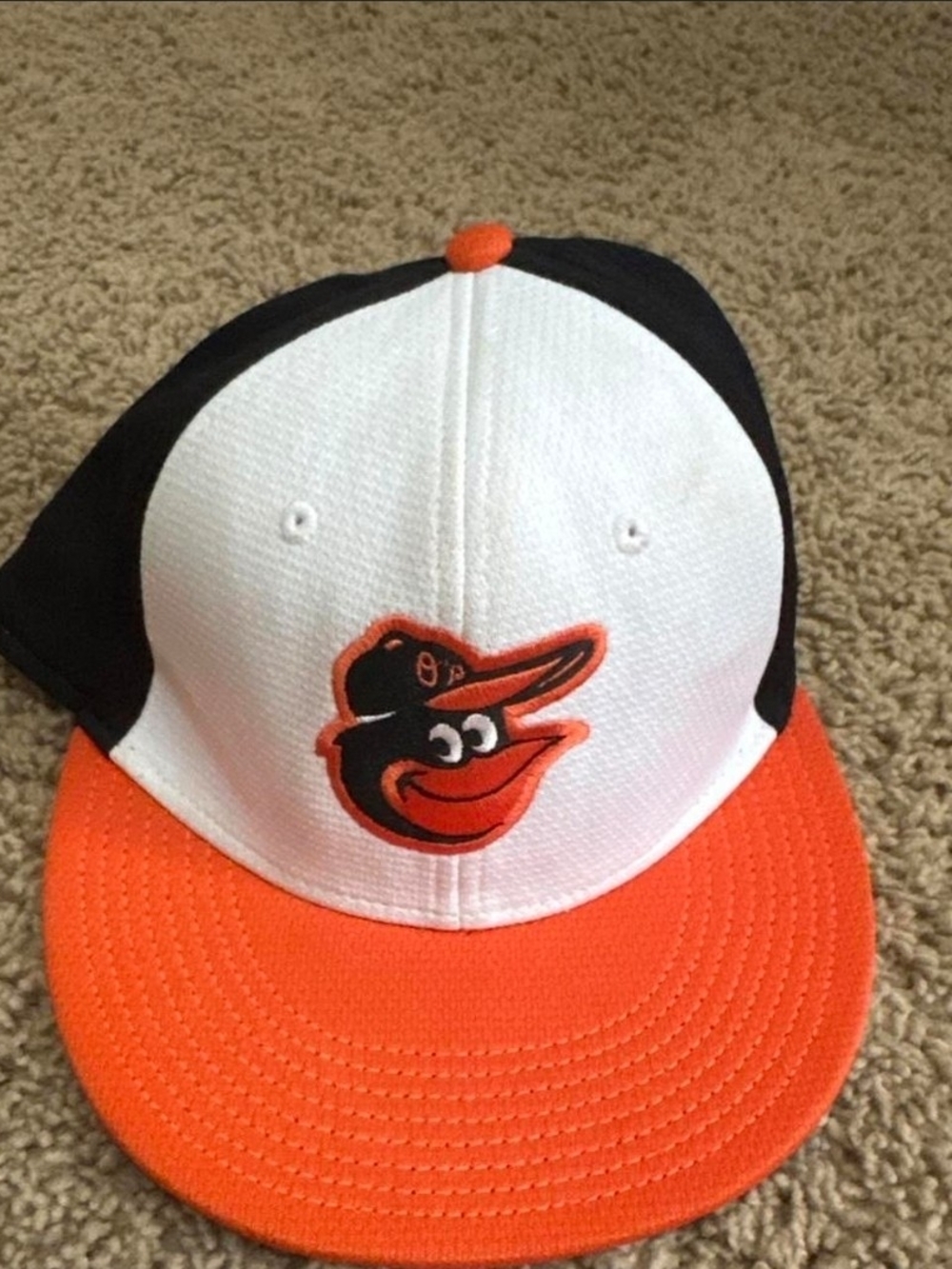 New Era Baltimore Orioles Batting Practice Snapback Hat Orange & Black
